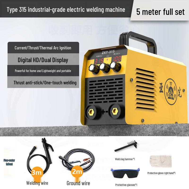 Kompaktní 220V dvoufázový 315 elektrický svařovací stroj pro domácí a průmyslové použití