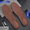 Men's Cowhide Sports Insoles: Sweat Absorption, Deodorizing, Shock Absorption, Breathable Cushioning for Basketball
