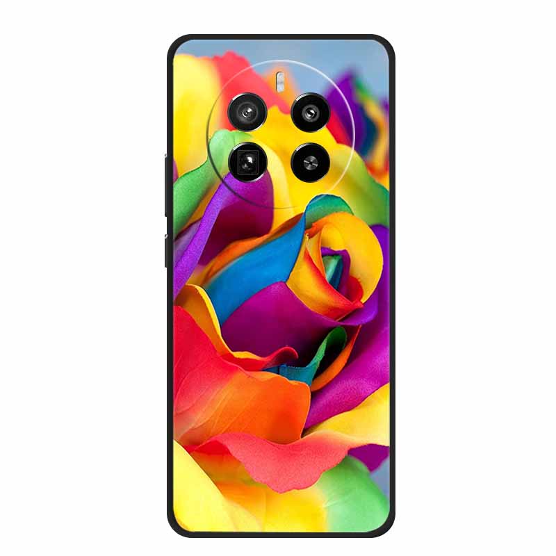 For Realme 12 Pro Case Realme12 Pro Plus 6.7" Black Silicone Soft Phone Case For Realme 12 Pro Back Cover Case 12Pro Coque Shell