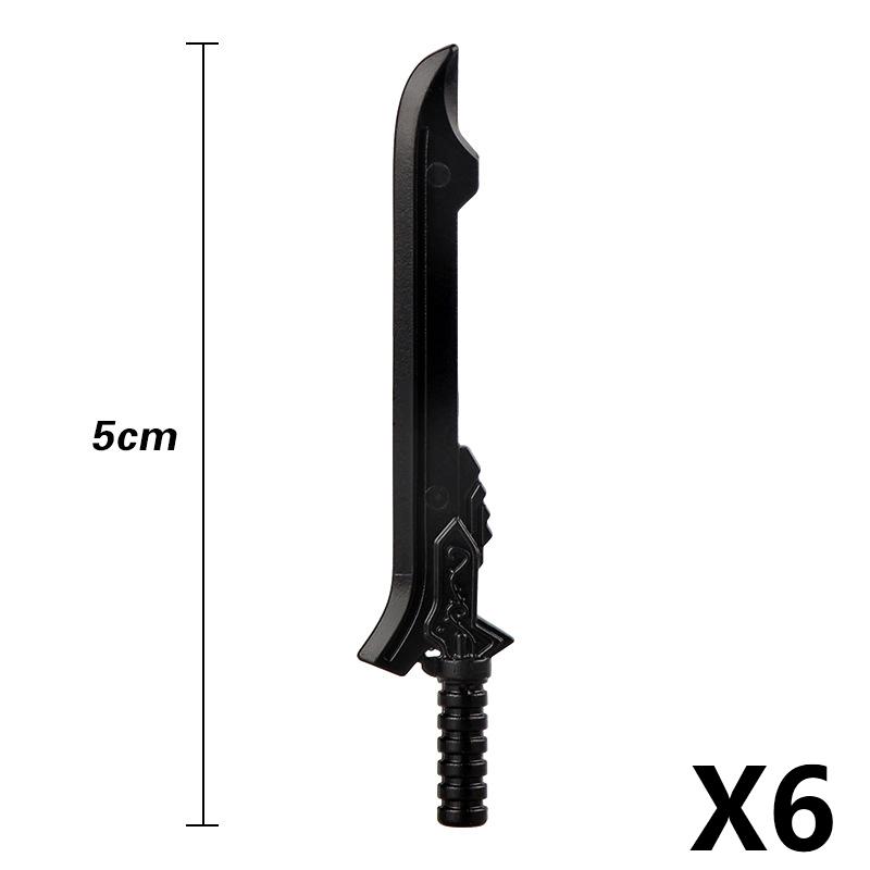 MOC Medieval Building Block Soldier Figure Weapon Accessories Battle Axe Bow Arrow Sword Sheath Shield Assembly Puzzle Brick Toy