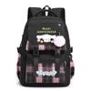 Cinnamoroll Kids School Backpack Boys Girls Large Capacity 20-35L Nylon Dual Strap Bag With Arc Shoulder Straps