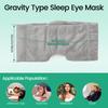 Weighted Eye Mask Sleeping Mask for Light Blocking Travel Eye Blindfold Soft Breathable Nap Sleep Eyeshade Sleeping Patch Cover