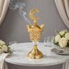 Freestanding Iron Scenting Agent Smoke Burner Decorative Ornate Perforated Oud Luxurious