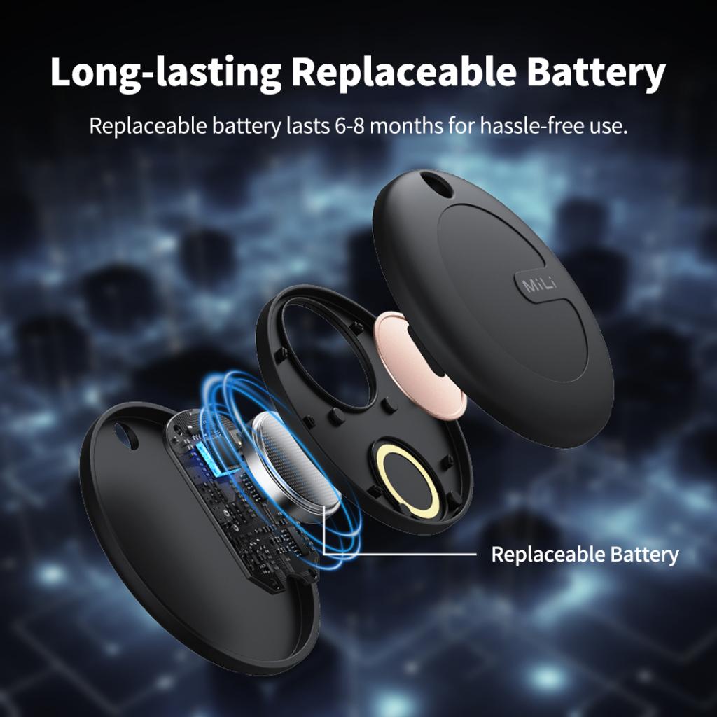 Smart Tag Works With Android Google Find Hub Alternative to AirTag MiLi MiTag GPS Tracker Tag Item Finder Bluetooth Locator