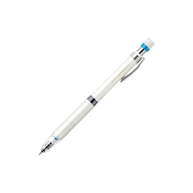 Zebra DelGuard Type Lx 0.3mm Mechanical Pencil, White P-MAS86-W