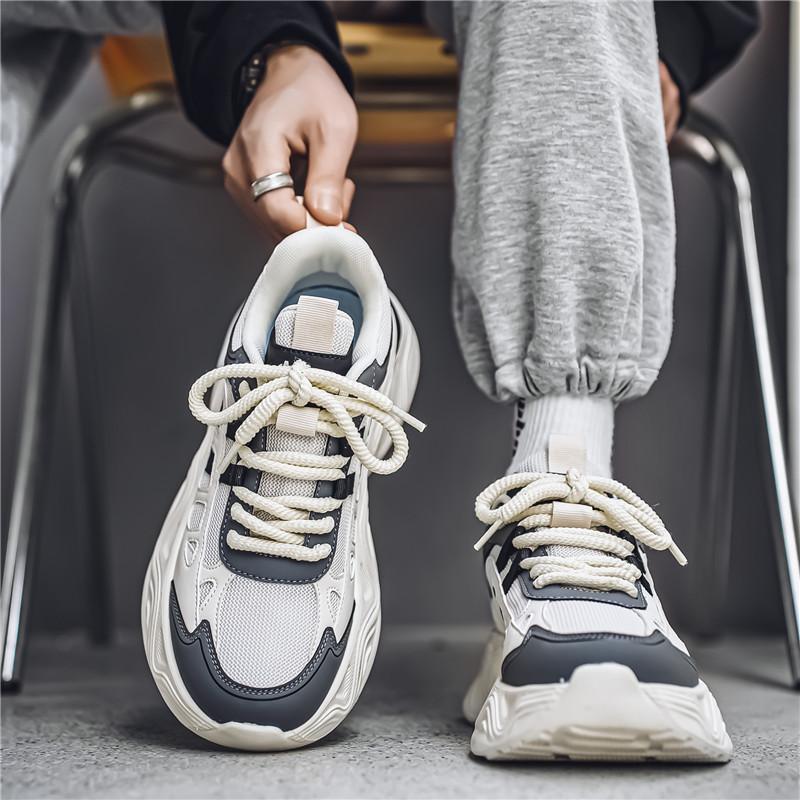 Breathable New Summer Men's Platform Fashion Dad Shoes Versatile Trend Sports and Leisure Shoes Personalized Men's Shoes