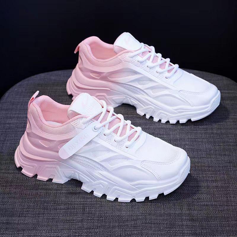 Sneakers autumn breathable and comfortable hollow mesh dad shoes 22 years of autumn and winter leisure tide 35