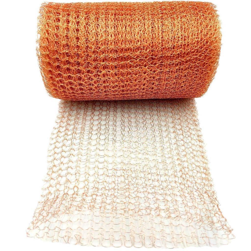Copper Mesh for Rodent, Insect, and Wall Holes - Multi-Purpose Air, Vapor, and Liquid Filter Mesh