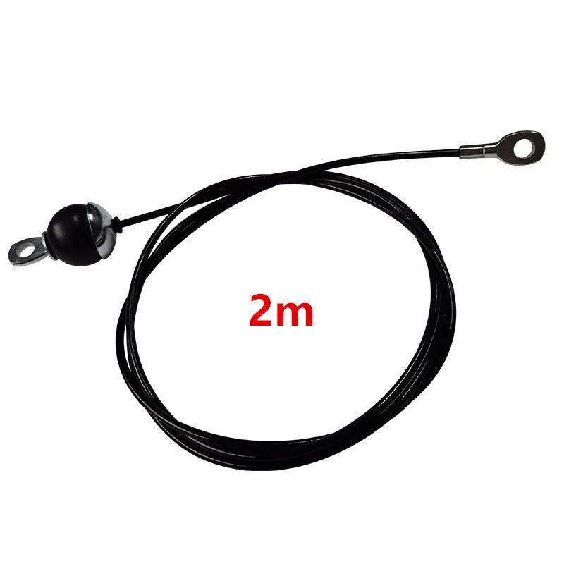 2M-5M Gym Cable Wire Rope Heavy Duty Steel Replacement Parts for Home Gym Fitness Cable Pulley Accessories Diameter 5mm