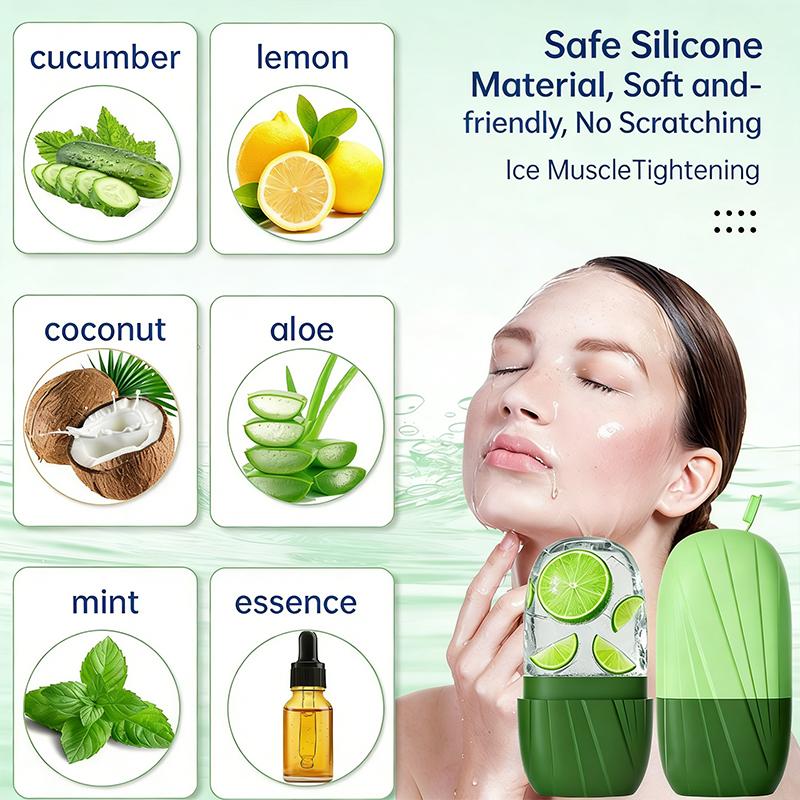 1Pc Facial Beauty Applicator Skin Care Tools Ice Shaving Massage Facial Beauty Silicone Ice Mold