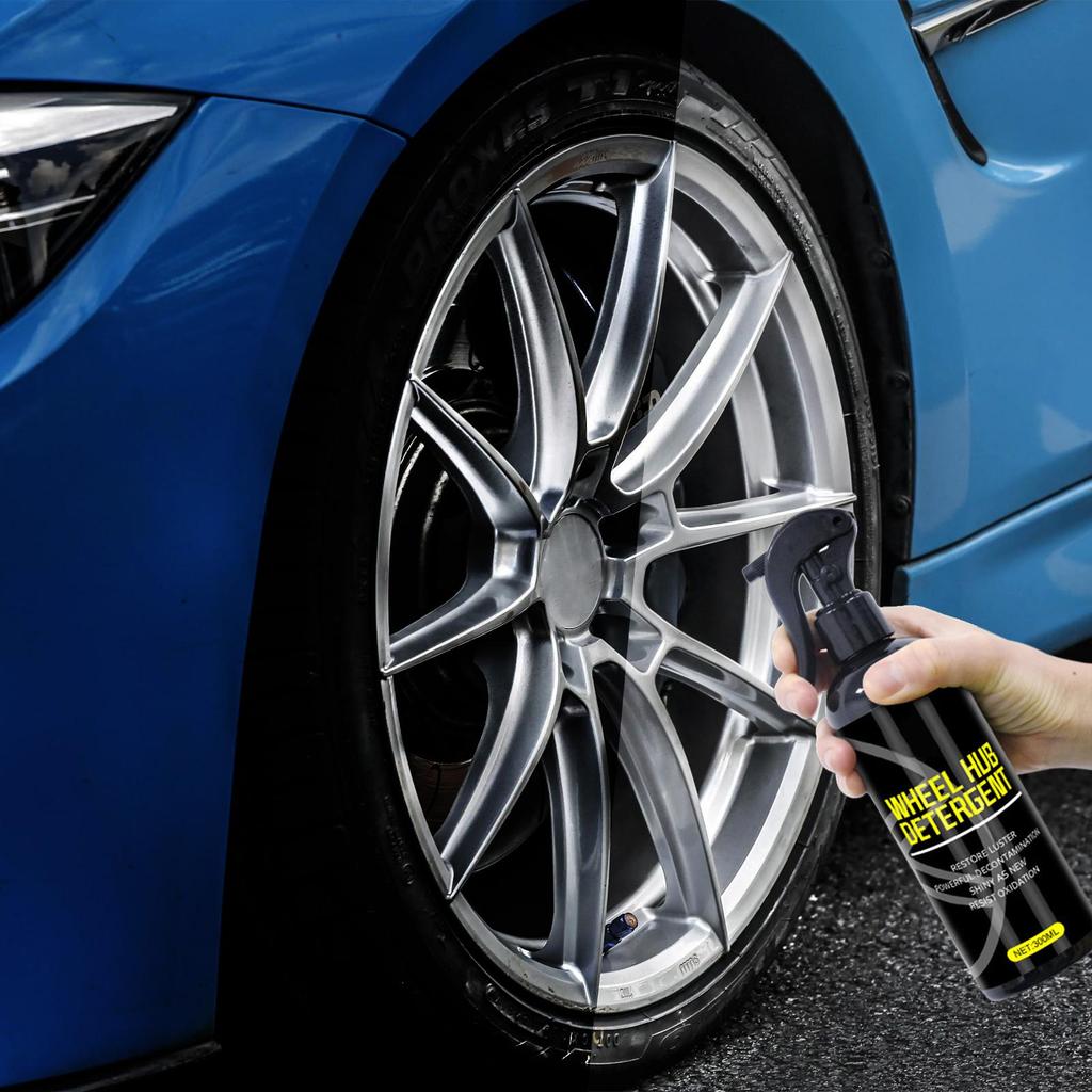 Wheel And Tire Cleaner 300ml Portable Rust Remover And Wheel Cleaner Multi-Purpose Rustout Instant Remover Long-Lasting Car