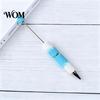 Craft Pens for Adults DIY Beadable Pen, Colorful Fancy Beaded Crafting Ballpoint Rainbow Gradient Gift Students, Party Favors, Creative Office