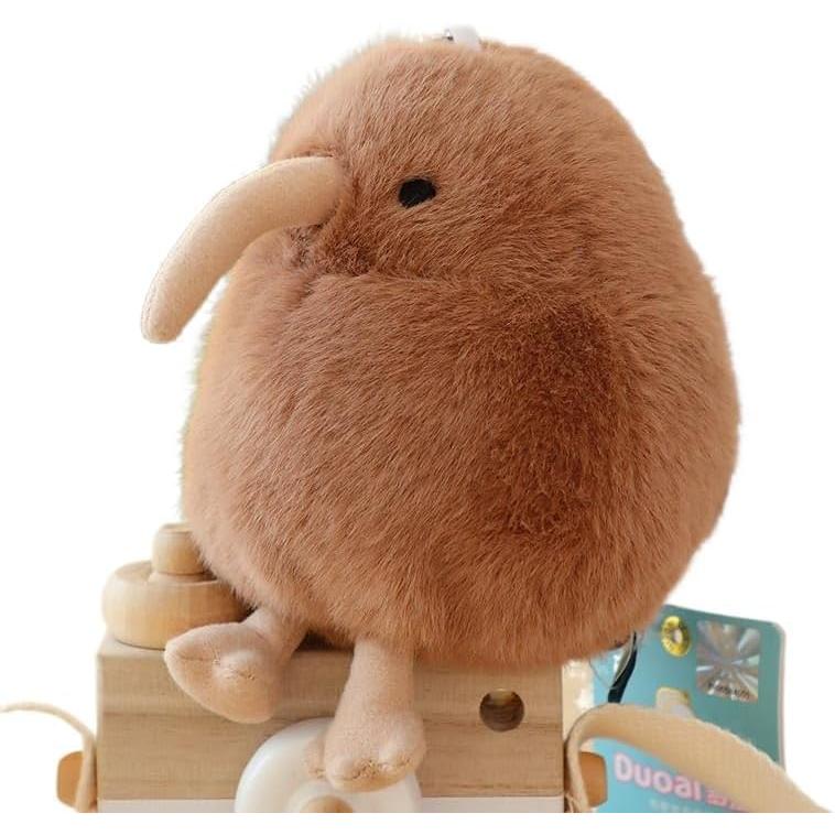 Fun and Colorful Kiwi Bird Plush Keychain - Ideal Gift for Young Girls | 11cm, Kiwi