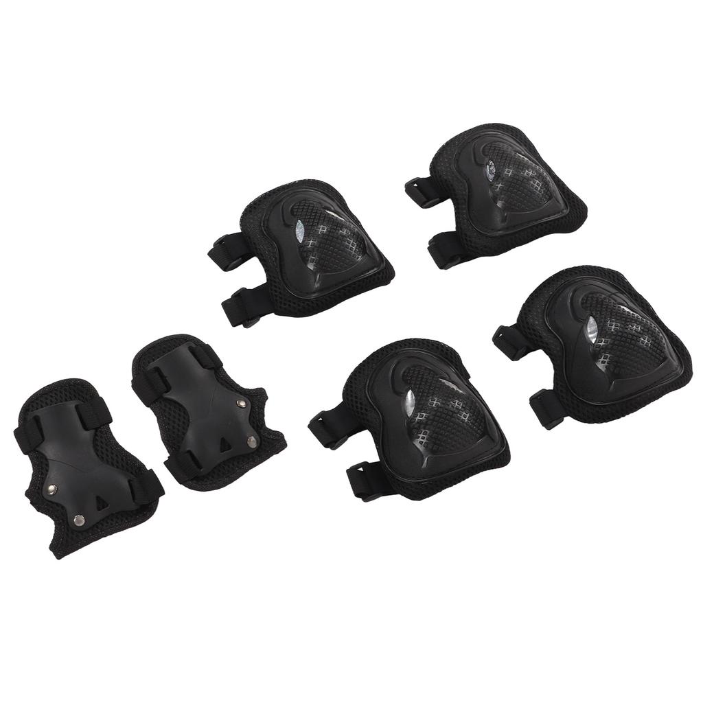 Kinder Erwachsene Sport Schutzausrüstungsset Knie Ellbogenpolster Handgelenkschützer für Rollschuhlaufen 6 Jahre