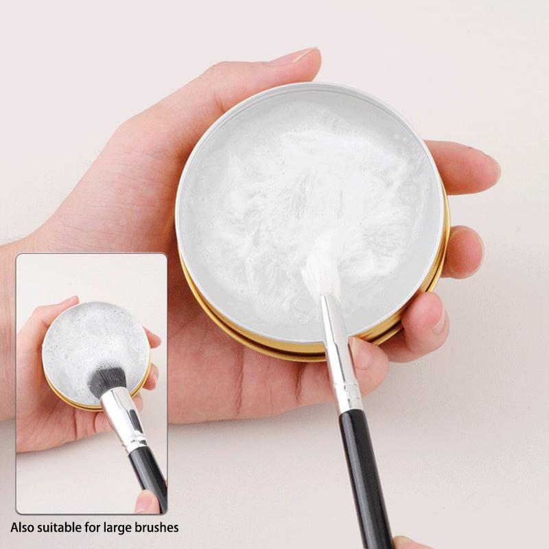 50G Honig Pfirsich Silikon Make-up Pinselreiniger Seife Pad Make-up Waschpinsel Kosmetik Augenbrauenpinsel Reiniger Werkzeug