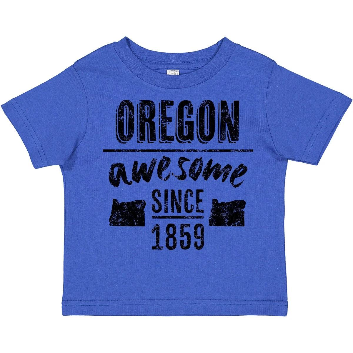 Inktastic Oregon Awesome Since 1859 Toddler T-Shirt Salem City Birthday Native 110