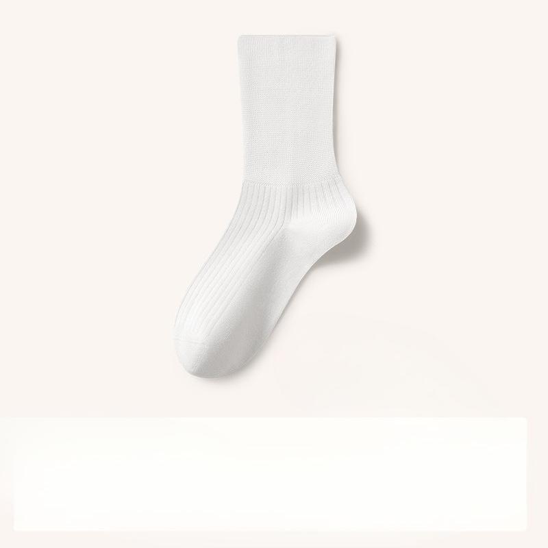 Mulberry Silk Women's Mid-calf Socks, Thickened Autumn and Winter Pile Socks, Loose Boneless Sleeping Socks, Postpartum Socks