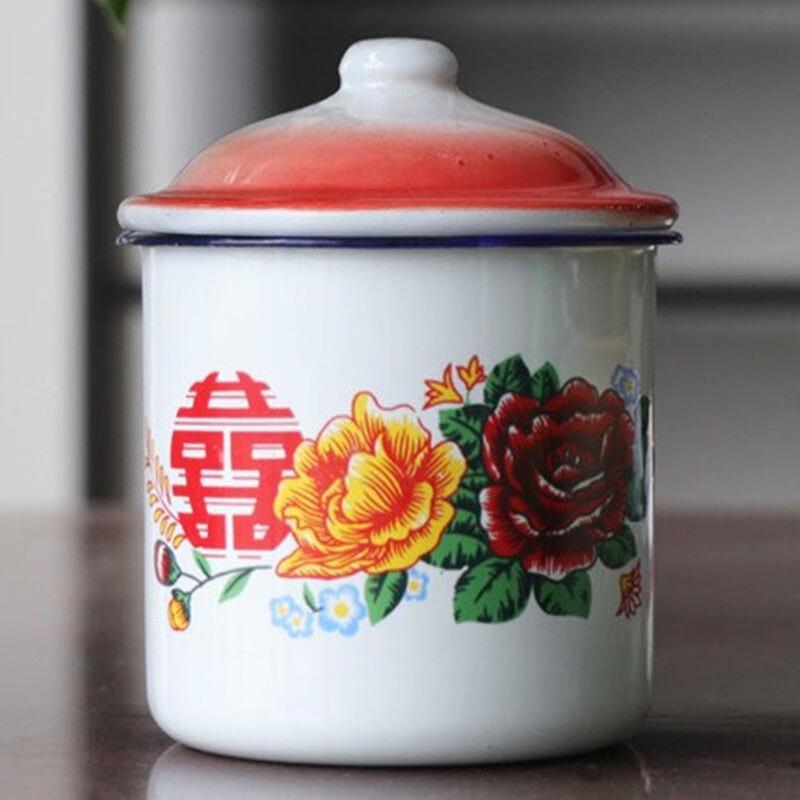 ZETAI Retro Enamel Mugs