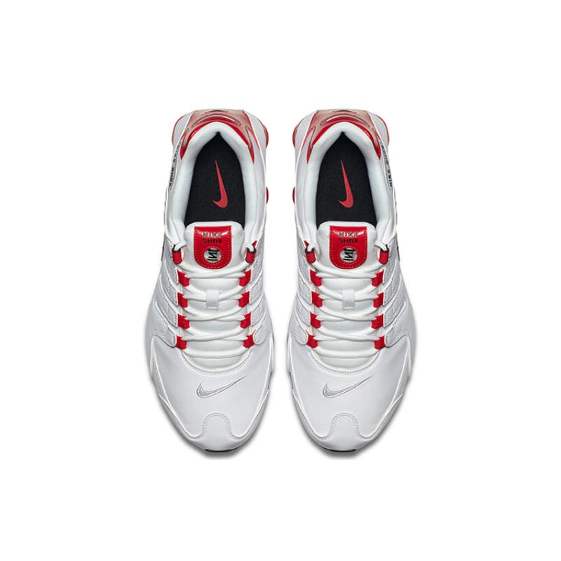 Nike Shox Nz White University Red Sneakers 378341-110