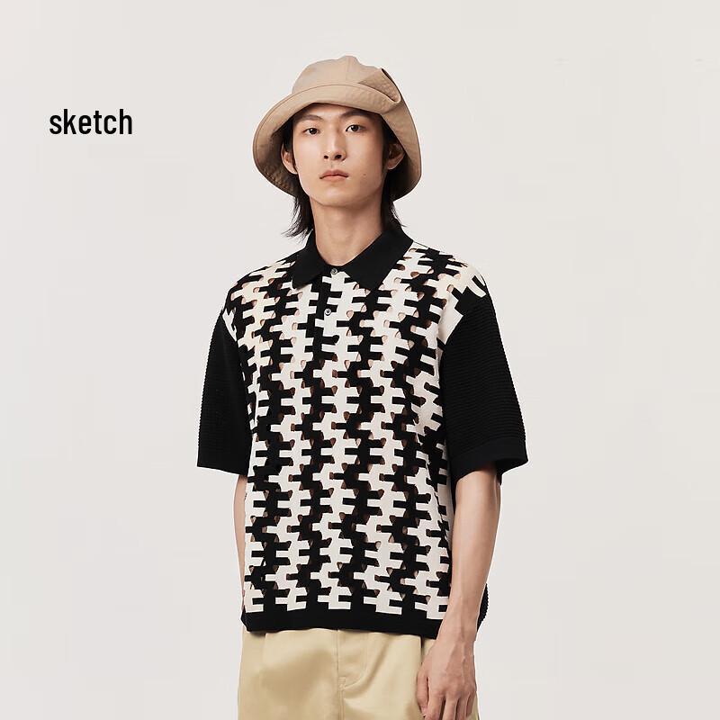 

Мужская трикотажная рубашка-поло Croquis с коротким рукавом S