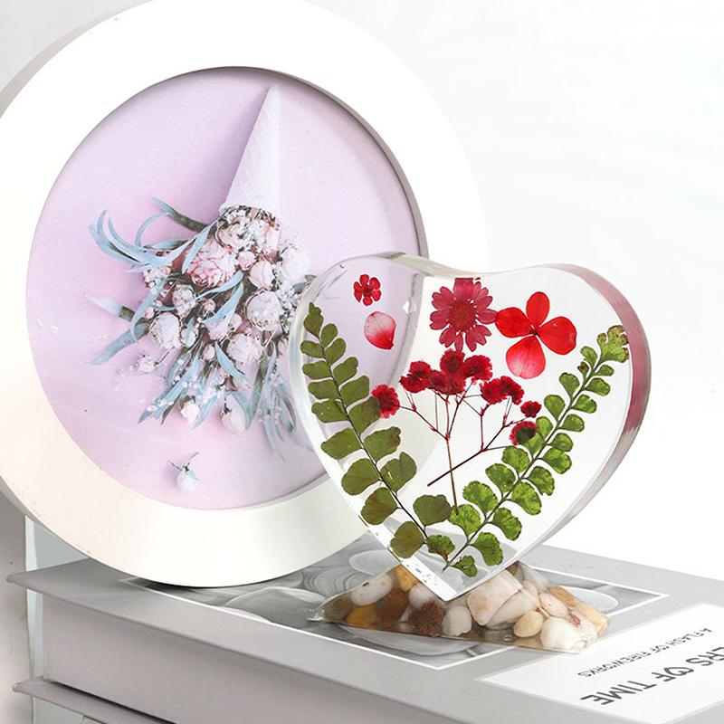Pryskyřičné formy Forma na fotorámeček ve tvaru srdce, DIY personalizovaný fotosilikonový nástroj pro výrobu suvenýrů, ručně vyráběných domácích dekorací