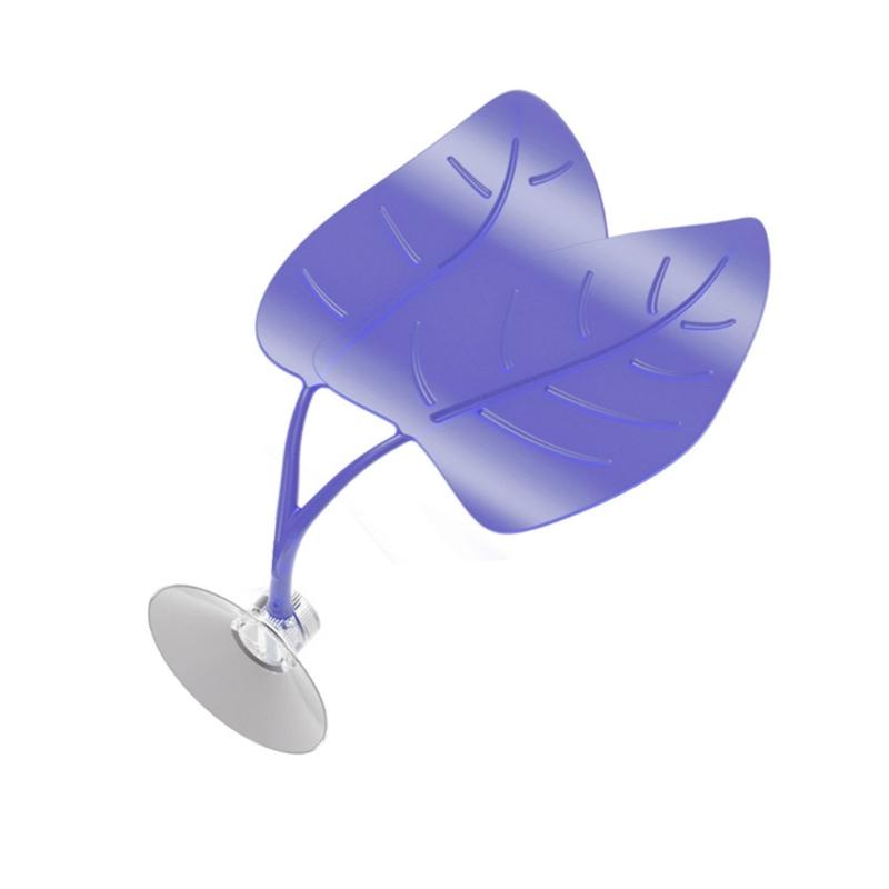 Lizards Basking Platform Tanks Accessories Leaf Shape Bearded Dragon Basking Platform with Suction Cup Decorations