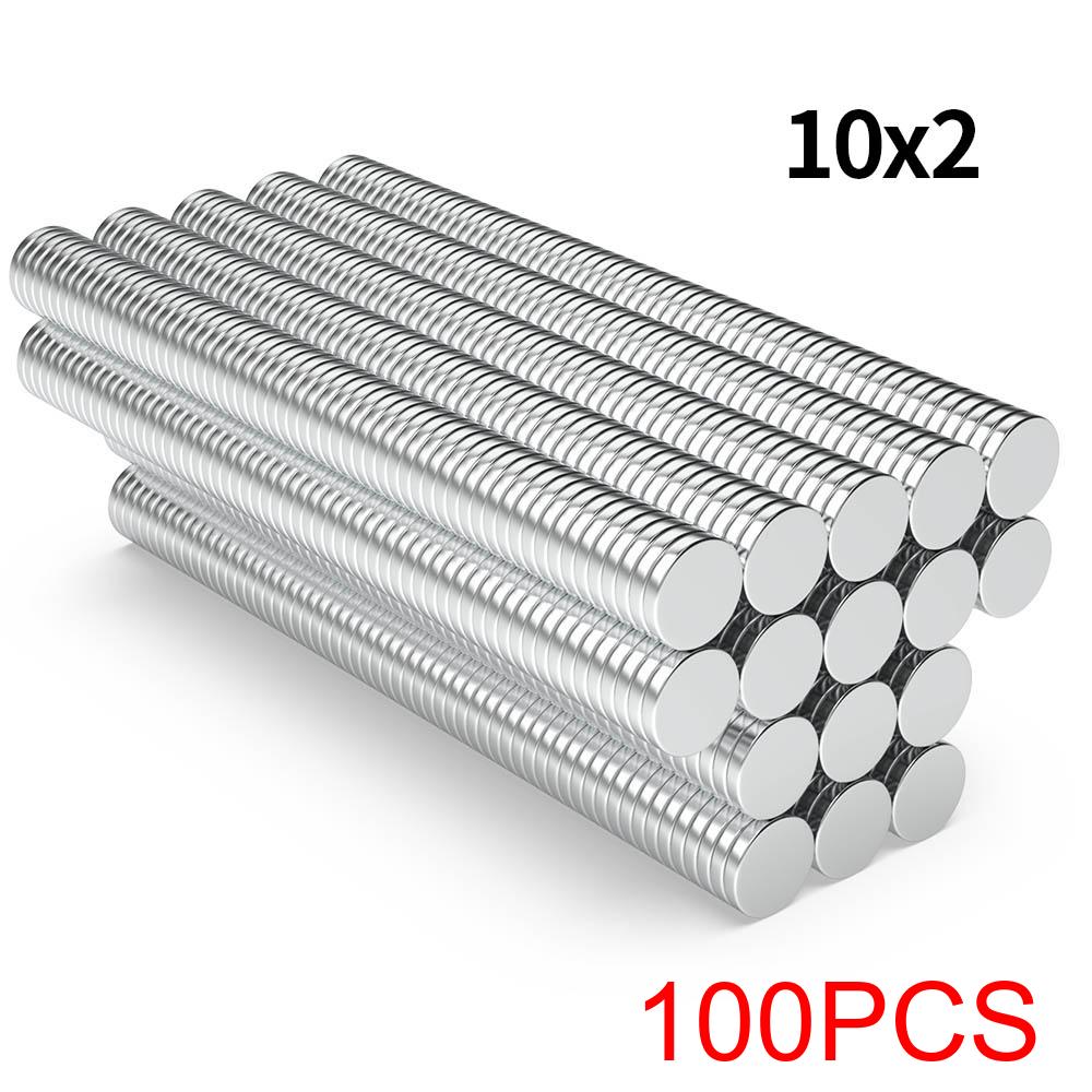 Super Strong Neodymium Magnet N35 NdfeB Permanent Magnetic imanes Round Powerful Magnets Refrigerator 10x1 10x2 10x3 10x5mm