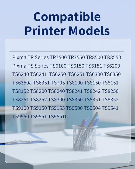 Tr7550 Ts705 Ts705A Ts6350 Ts6350A Ts6351 Ts6351A Ts6250 Ts6150 Ts6151 Cartridge 580 581 Xxl Compatible For Canon Pgi-580 Cli-581