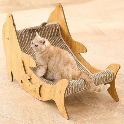 Cat Scratcher Bed Sisal Chair Protect Furniture Pet for Indoor Cats Sturdy Lounger