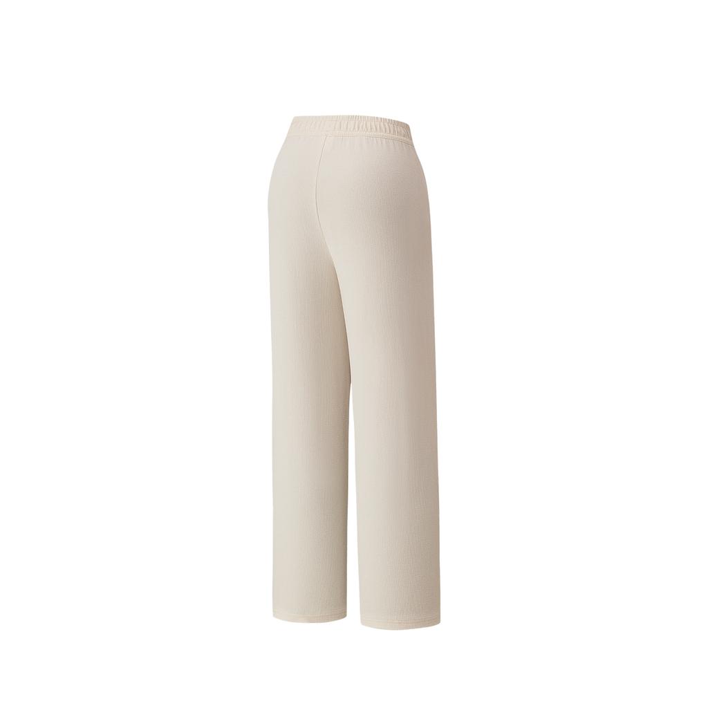 Anta Travel Comprehensive Training Series Long Pants Spring 2026 Knitted Sports Pants Women bottoms Warm-Sun-White 962617303-1