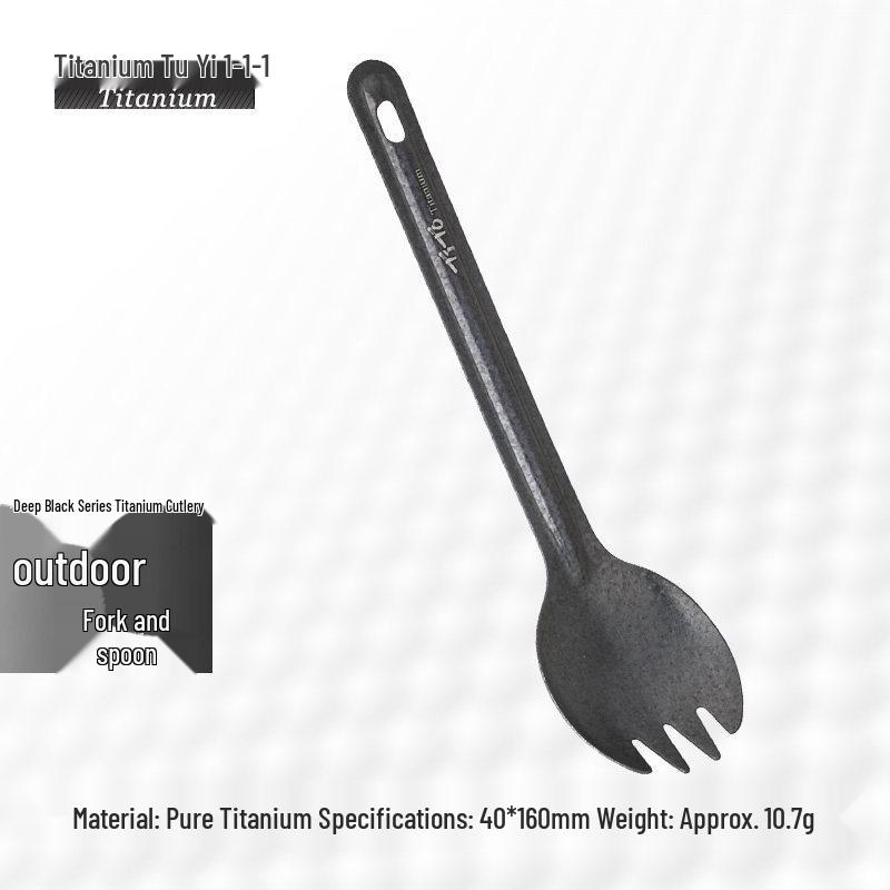 Набор титановой посуды для кемпинга TiTo: Палочки для еды и стаканчик для воды Портативные столовые приборы