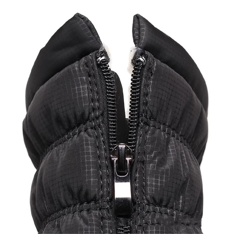 Winter Snow Boots Women's Velvet Thick Soled Warm Shoes Outdoor Waterproof Non Slip Mid Tube Boot