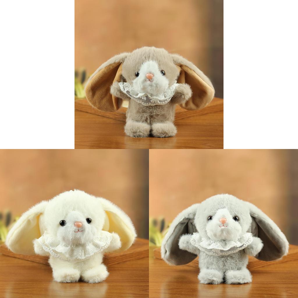 Plush Bunny Keychain With Scarf For Couples And Giftgiving