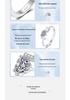 S925 Sterling Silver Heart Letter Adjustable Women's Ring