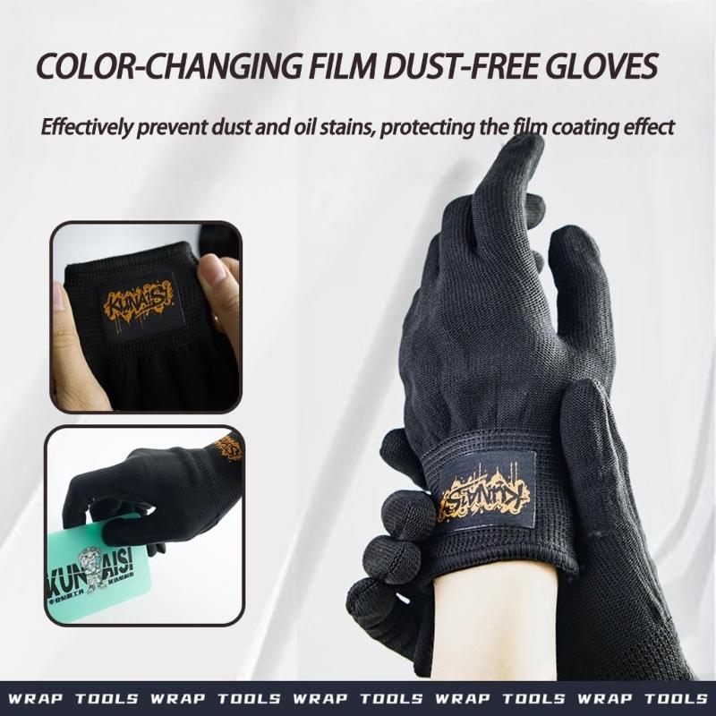 Car Film Protective Gloves Anti Slip Texture Flexible Tinting Handwear Easy Cleaning Maintenance for Auto Window Film