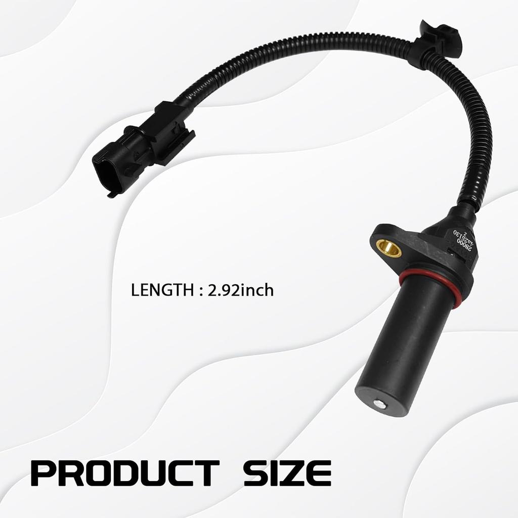 Crankshaft Position Sensor Engine Crankshaft Sensor OEM#39180-2B000 391802B000 SU13885, Crank Position Sensor Compatible with Hyundai Modern Kia