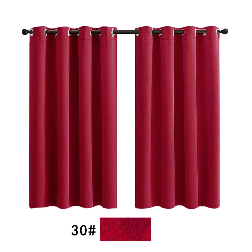 Modern Blackout Curtains for Window Treatment Blinds Finished Drapes Solid Color Blackout Curtains for Living Room Bedroom Grommet Top 1pc