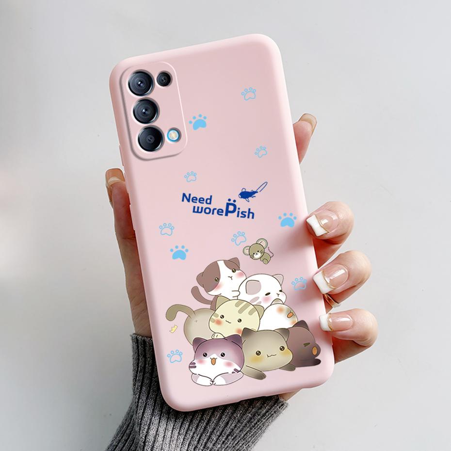 For OPPO Find X3 Lite Case For Find X3 Neo Cover Silicone Soft Cartoon Frog Phone Cases For OPPO Find X3Neo X3Lite Copue Fundas