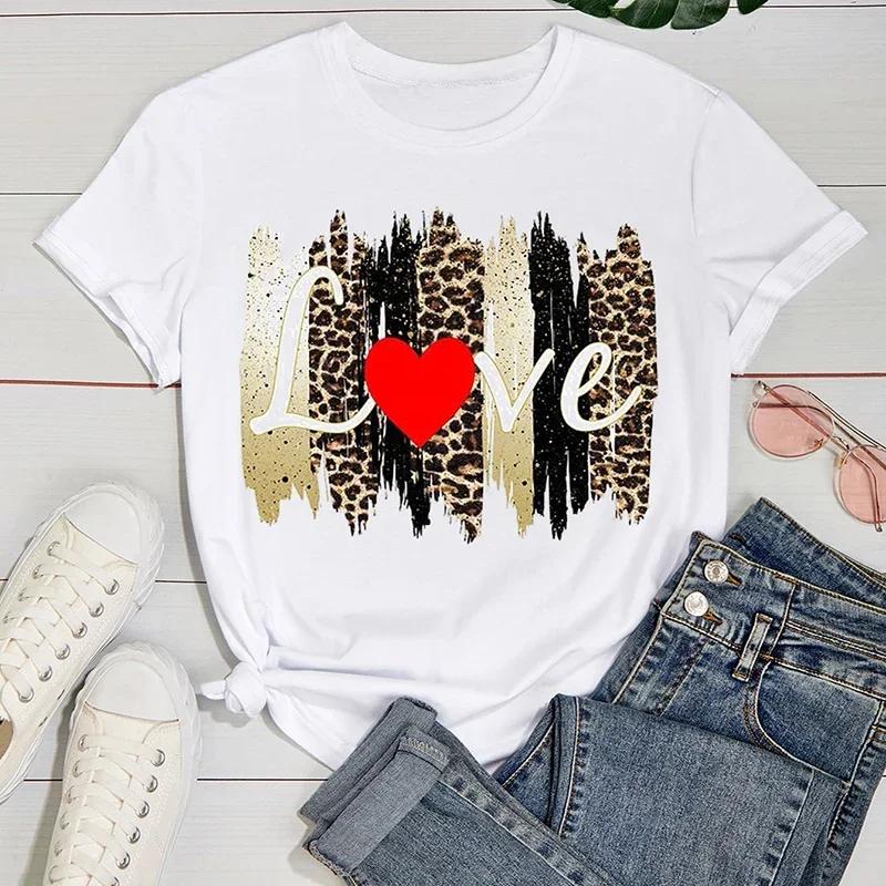 

Clothing Harajuku Pattern T-shirt White O-neck Women s Women s Cat Butterfly Printed Short Sleeved T-shirt Summer S