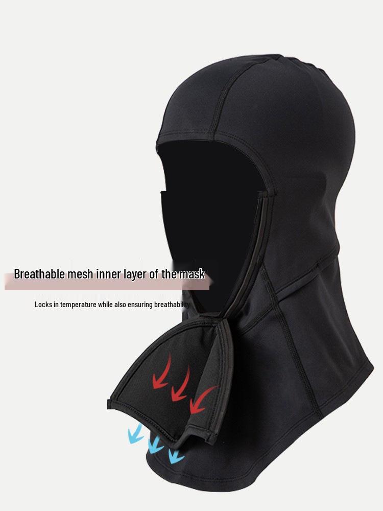Oddivski Magnetische Skimaske: Winddichte, warme, atmungsaktive und schnell trocknende Halsmanschette Gesichtsmaske.