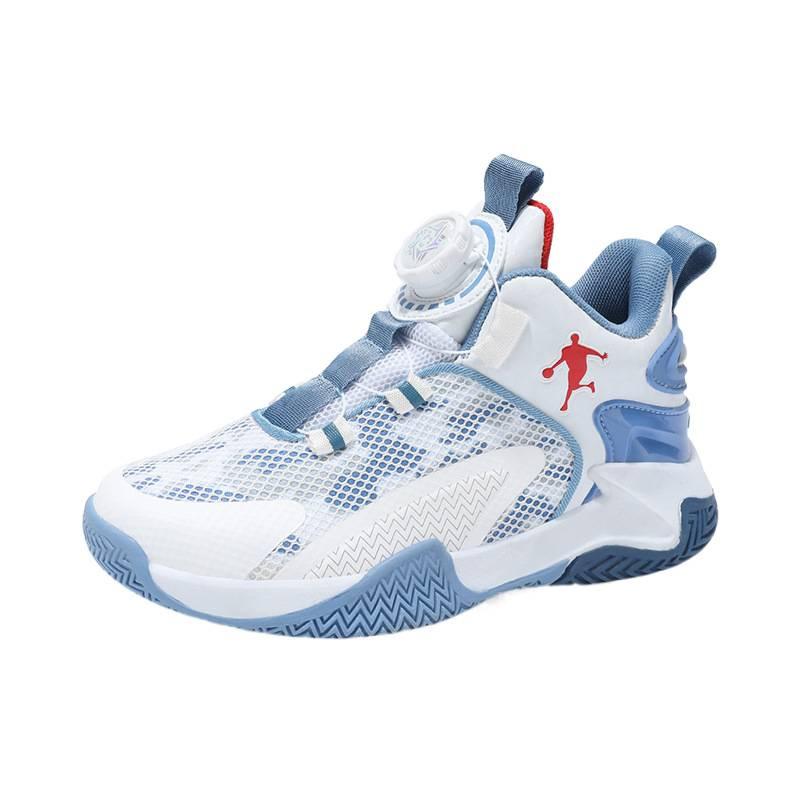 Boys shoes 2025 new middle and older children breathable mesh non-slip moisture sports shoes primary school students training practical basketball sh