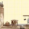 Wallpaper Fabric Pattern Cream and White for Living Room and Bedroom 50x1000