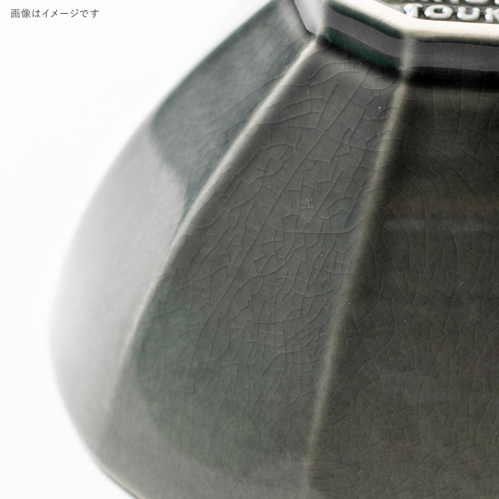 Minoru Pottery Shade 115 Rice Bowl, Black