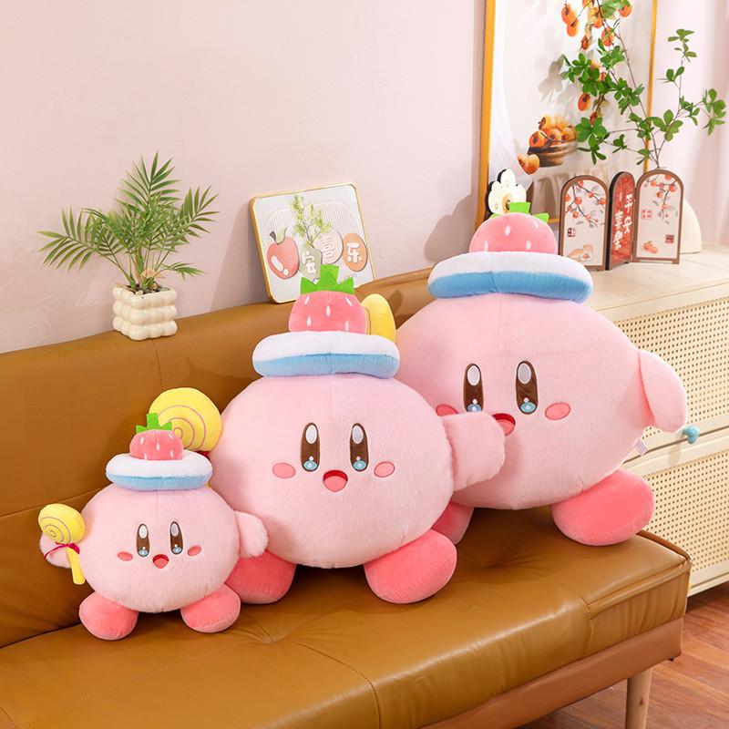 Stuffed Kirby Cartoon Doll With Soft Plush Material For Kids And Gift Giving
