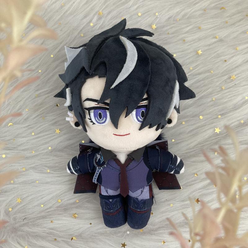 20cm Genshin Impact Wriothesley Plüschpuppe Niedliches Weiches Kuscheltier Kissen Weihnachts-Halloween-Geschenk