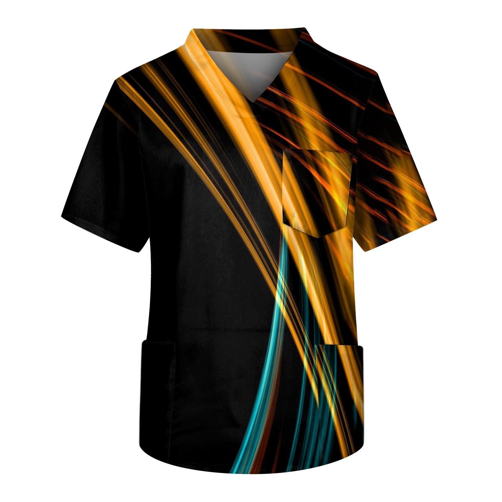 

Мужской топ с короткими рукавами и V-образным вырезом с леопардовым принтом и нагрудным карманом XXL зелёный