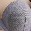 Underwear Letter Black Cotton Moulded with Steel Ring Fashion Adjustment Bra Simple Bra