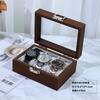 Delesys New Walnut Wood Creative Watch Box Chinese Style Retro Wood Watch Display Box Large Capacity Beautiful Watch Box