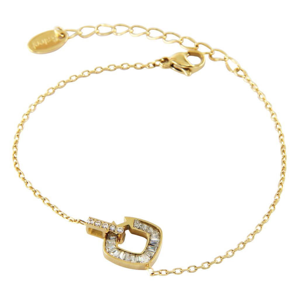 Hot Selling 14K Gold Plated Stainless Steel Set Necklace Bracelet Earrings Fashion Jewelry Gift Customization Durable