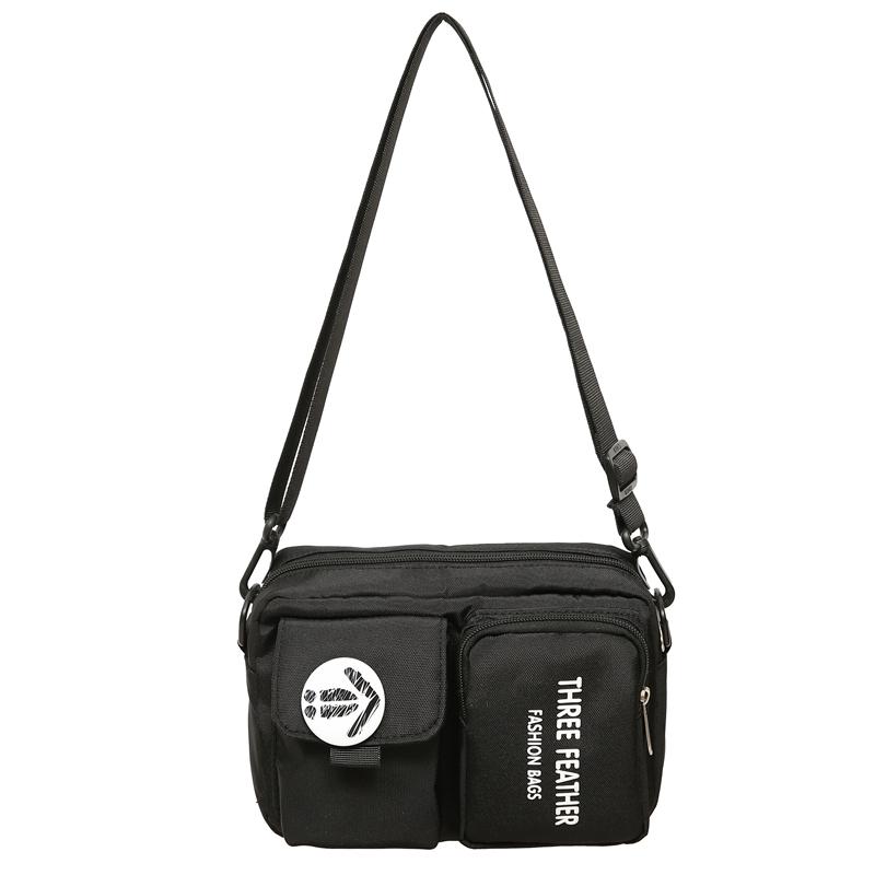 

Мужская спортивная маленькая сумка женская сумка через плечо студенческая сумка для мобильного телефона чёрный